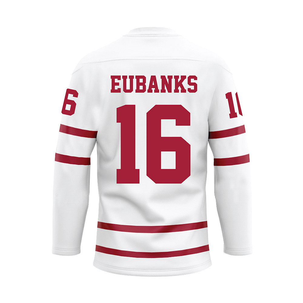 Alabama - NCAA Softball : Kellie Eubanks - White Hockey Jersey