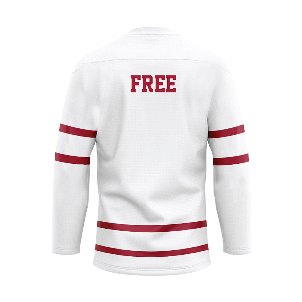 Alabama - NCAA Men's Golf : Jones Free - White Hockey Jersey