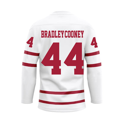 Alabama - NCAA Baseball : Packy Bradley-Cooney - White Hockey Jersey