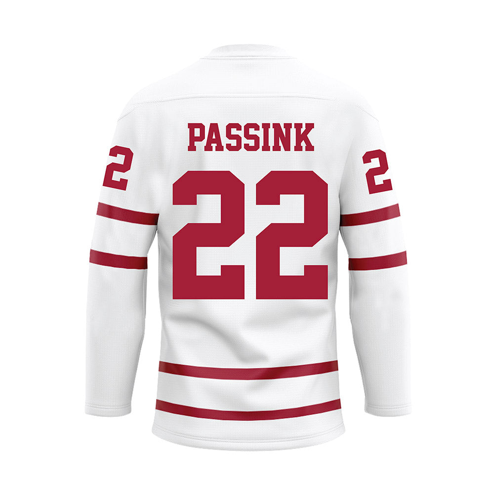 Alabama - Mens Basketball Alumni : Bryan Passink - White Hockey Jersey