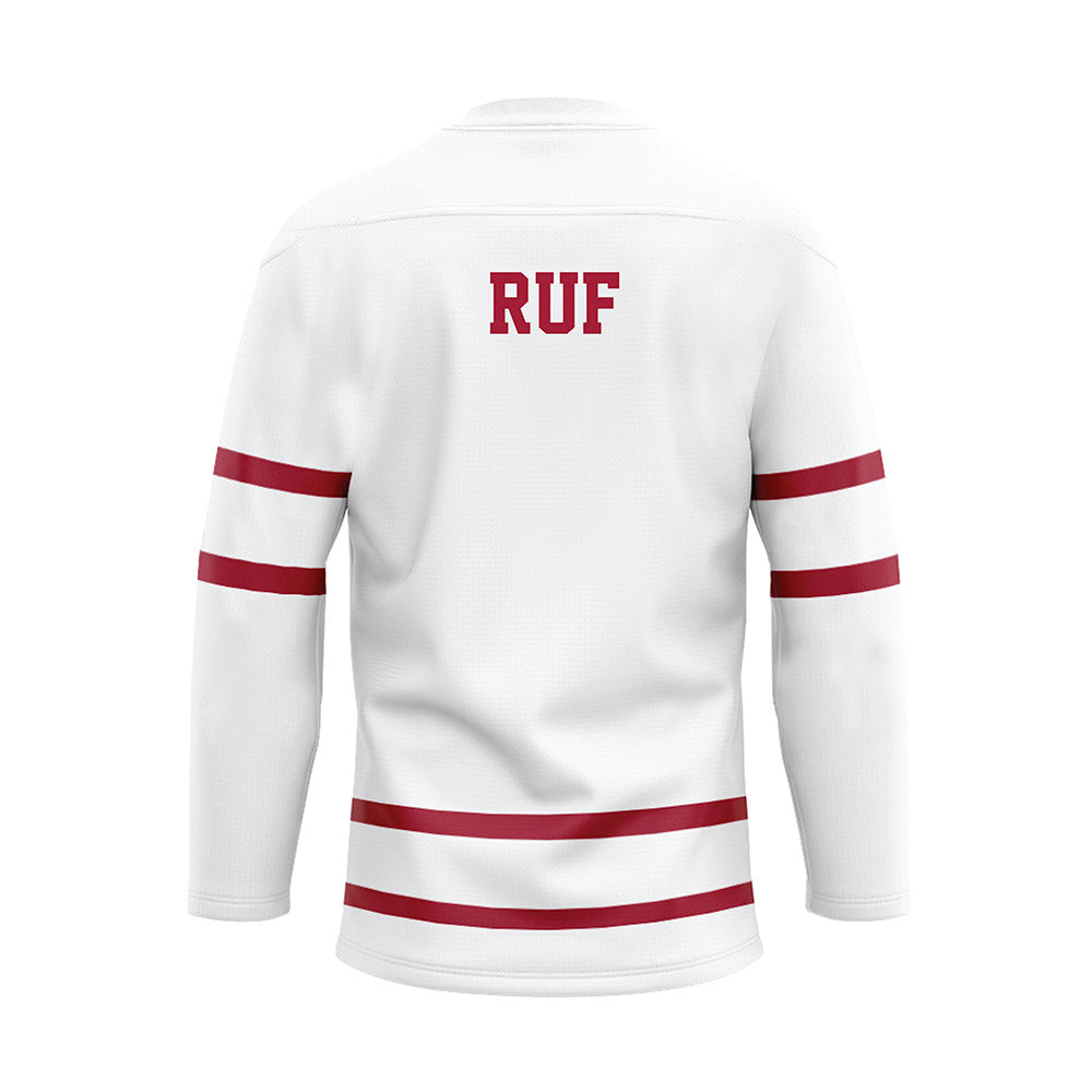 Alabama - NCAA Women's Rowing : Brynna Ruf - White Hockey Jersey