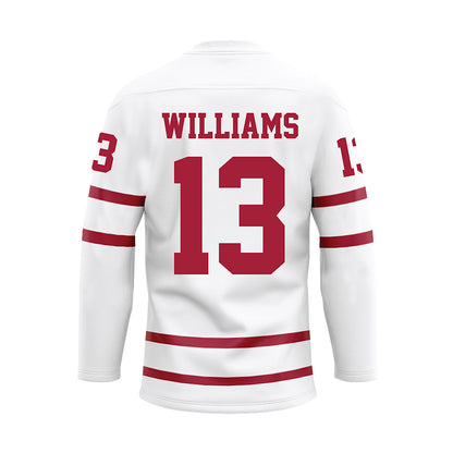 Alabama - Mens Basketball Alumni : Lucky Williams - White Hockey Jersey