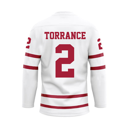 Alabama - Mens Basketball Alumni : Mikhail Torrance - White Hockey Jersey