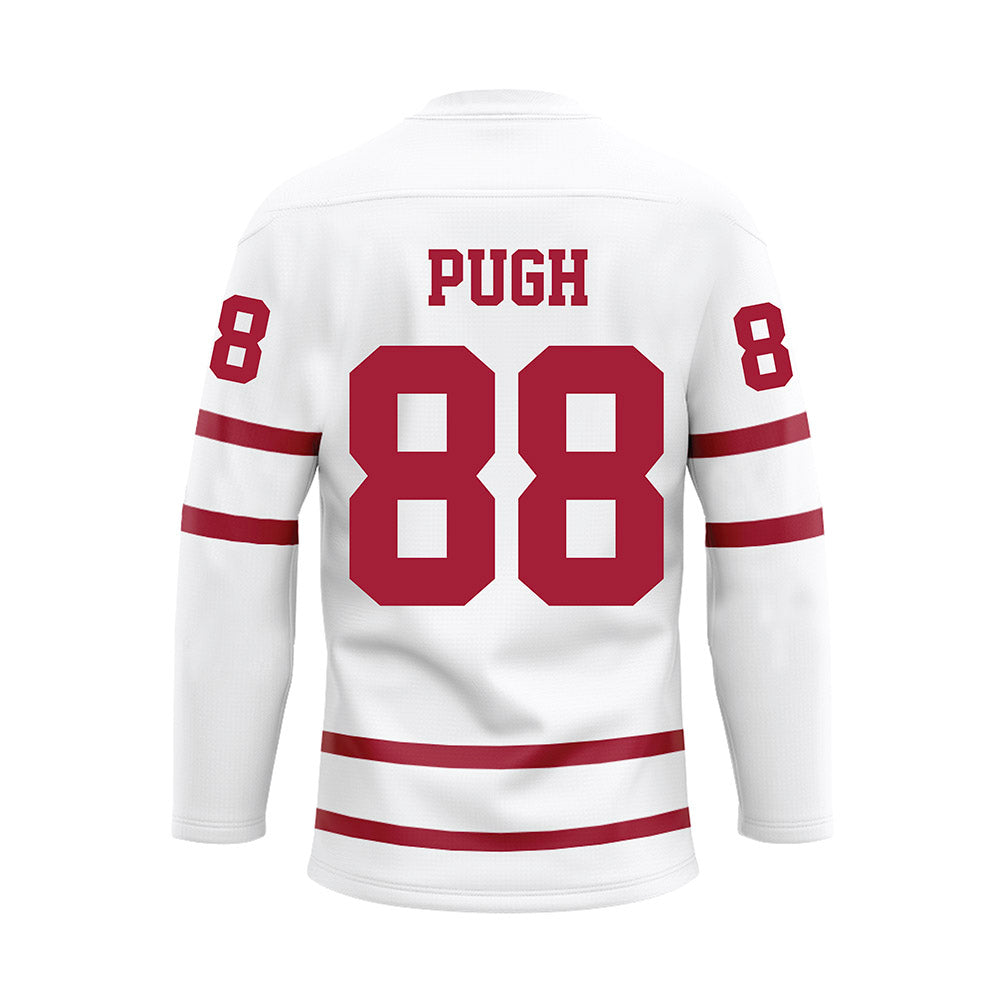 Alabama - Football Alumni : George Pugh - White Hockey Jersey