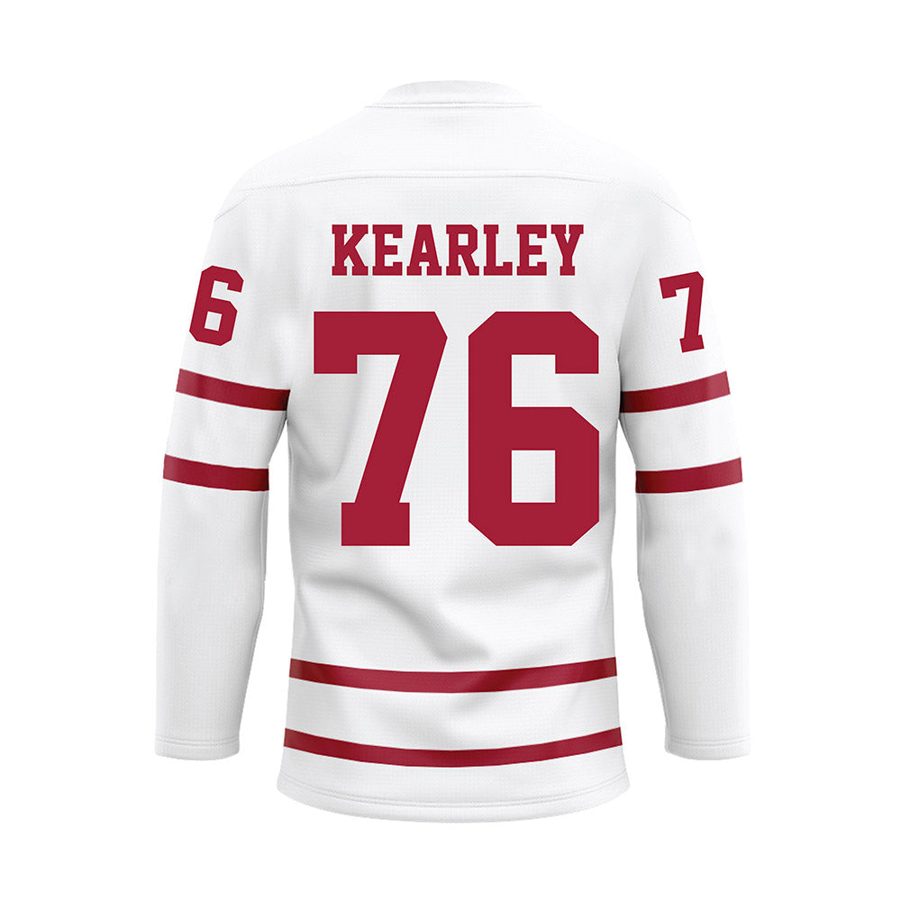 Alabama - Football Alumni : Dan Kearley - White Hockey Jersey