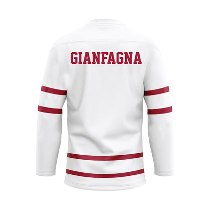 Alabama - NCAA Women's Rowing : Micaiah Gianfagna - White Hockey Jersey