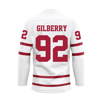 Alabama - Football Alumni : Wallace Gilberry - White Hockey Jersey