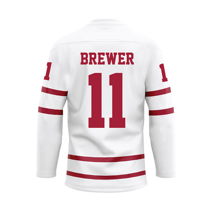 Alabama - NCAA Women's Soccer : Cali Brewer - White Hockey Jersey