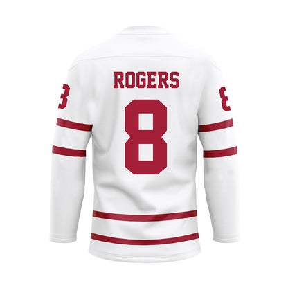 Alabama - Football Alumni : Chris Rogers - White Hockey Jersey