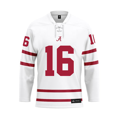 Alabama - NCAA Softball : Kellie Eubanks - White Hockey Jersey