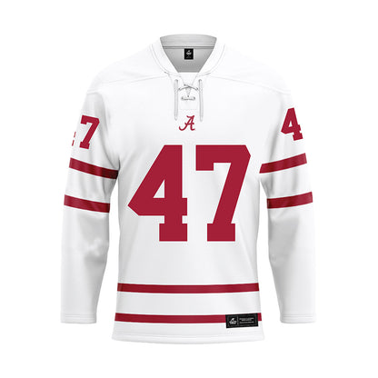 Alabama - NCAA Softball : Salen Hawkins - White Hockey Jersey