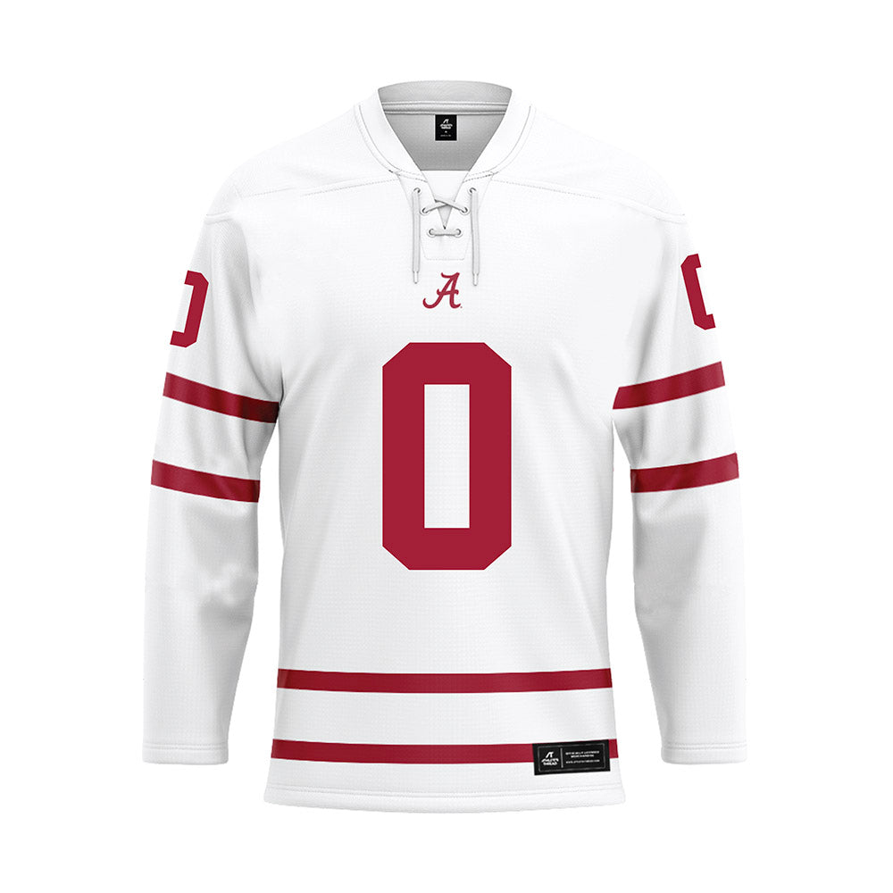 Alabama - Softball Alumni : Kelsi Dunne Diaz - White Hockey Jersey