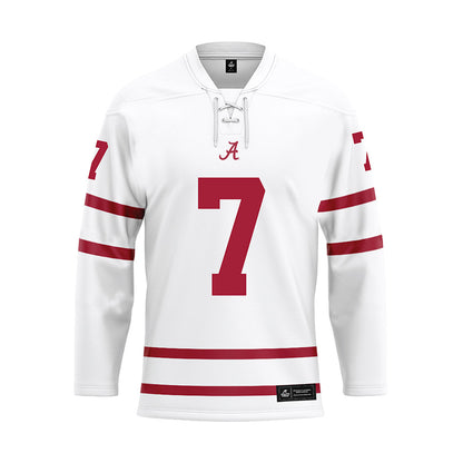 Alabama - NCAA Women's Soccer : Gessica Skorka - White Hockey Jersey