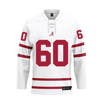 Alabama - Football Alumni : Vince Boothe - White Hockey Jersey