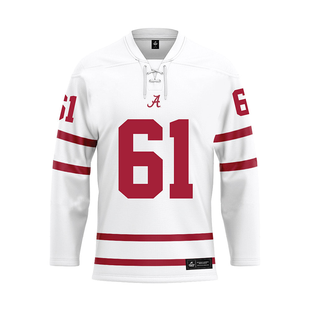 Alabama - Football Alumni : John Byrd Williams - White Hockey Jersey