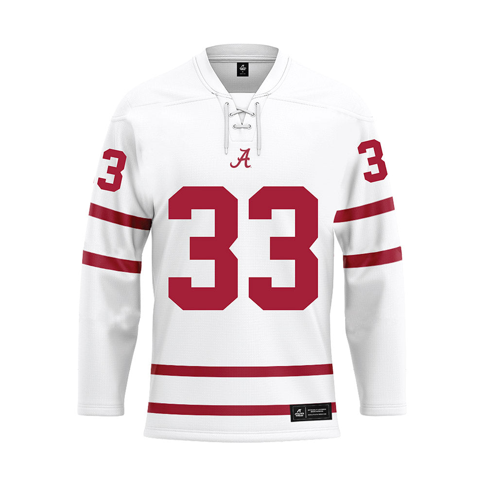 Alabama - NCAA Football : Hunter Osborne - White Hockey Jersey