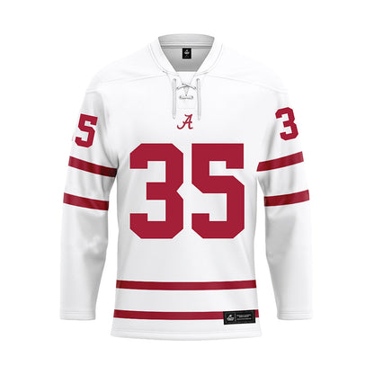 Alabama - Football Alumni : Kerry Goode - White Hockey Jersey