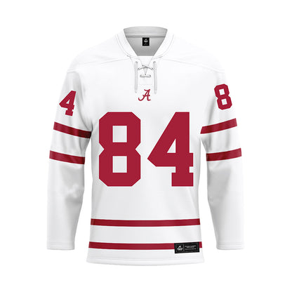 Alabama - Football Alumni : Joe Dale Harris - White Hockey Jersey