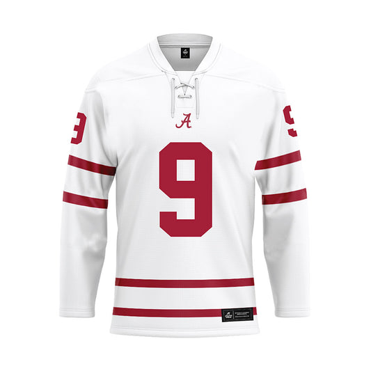 Alabama - Womens Volleyball Alumni : Andrea Moore - White Hockey Jersey