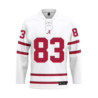 Alabama - Football Alumni : Robert Montgomery - White Hockey Jersey