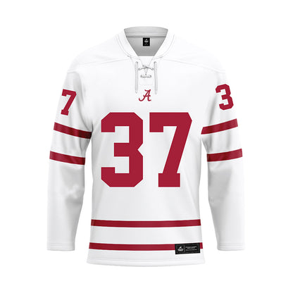 Alabama - Football Alumni : Jonathan Rice - White Hockey Jersey