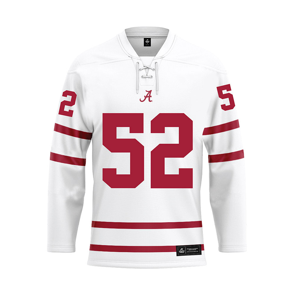 Alabama - Football Alumni : Alfred McCullough - White Hockey Jersey