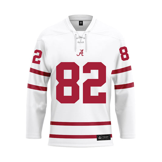 Alabama - Football Alumni : Terry Jones Jr - White Hockey Jersey