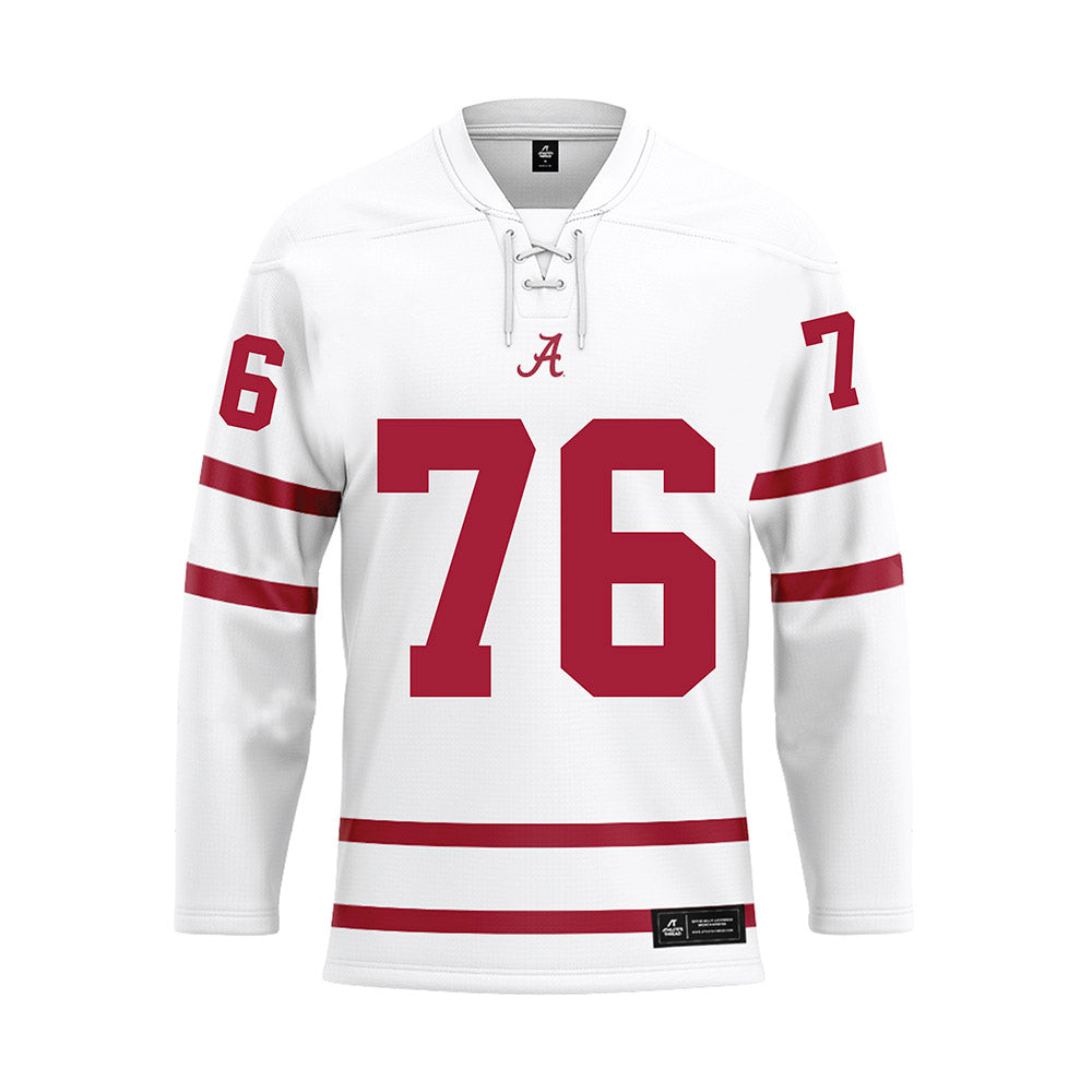 Alabama - Football Alumni : Dan Kearley - White Hockey Jersey