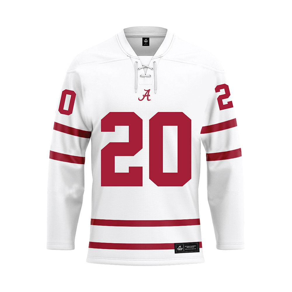 Alabama - NCAA Football : Jah-Marien Latham - White Hockey Jersey