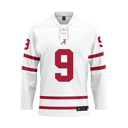 Alabama - Softball Alumni : Lauren Esman - White Hockey Jersey