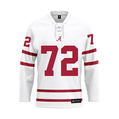 Alabama - Football Alumni : Chris Capps - White Hockey Jersey