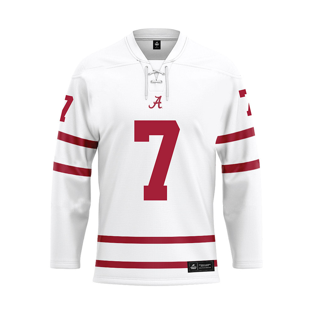 Alabama - Softball Alumni : Jennifer Fenton - White Hockey Jersey