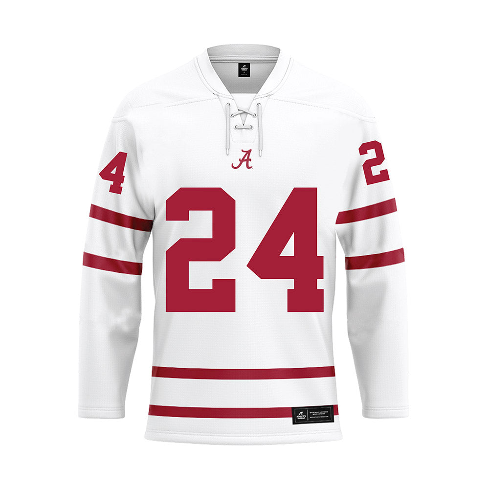 Alabama - Football Alumni : Tony Dixon - White Hockey Jersey