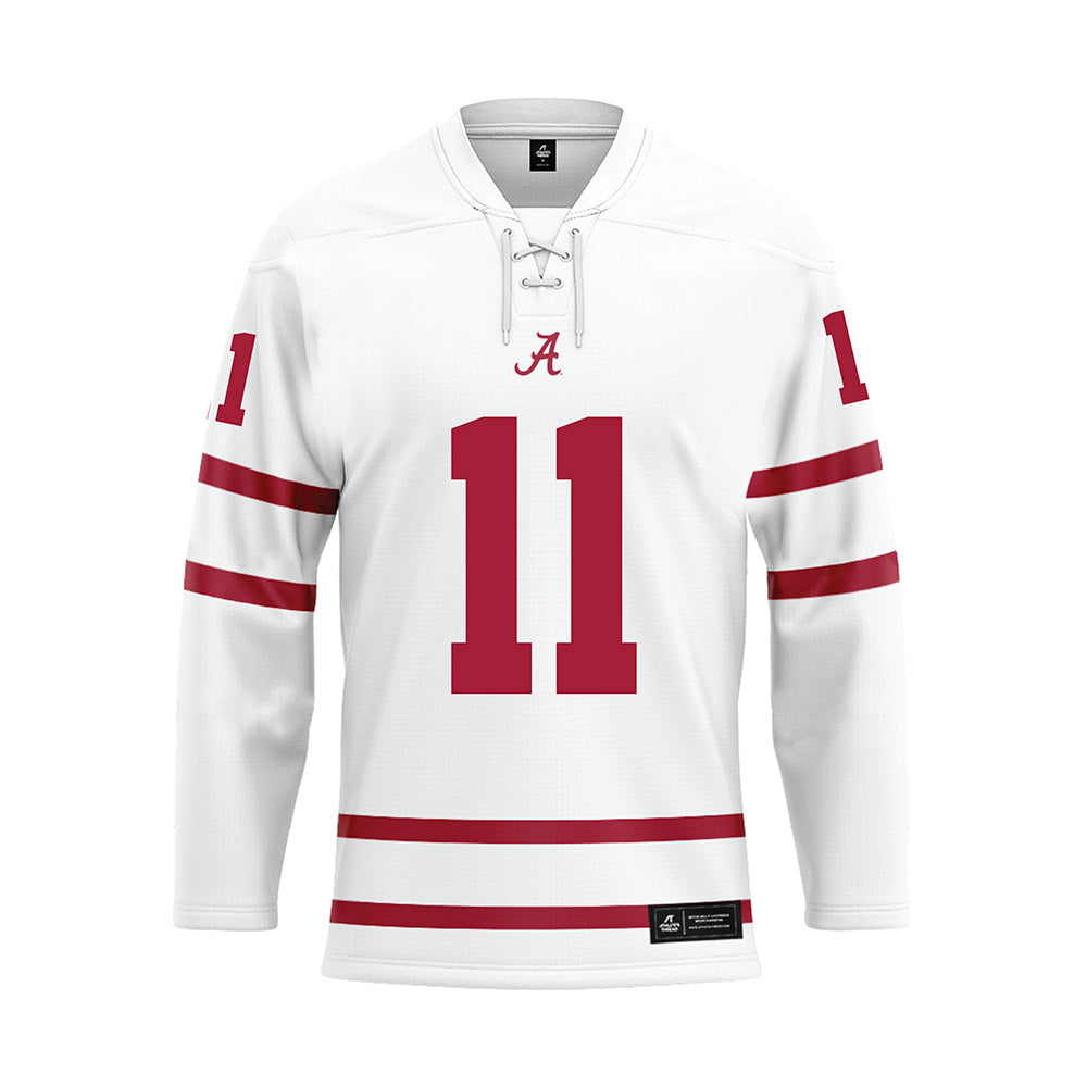 Alabama - NCAA Football : Rico Scott - White Hockey Jersey