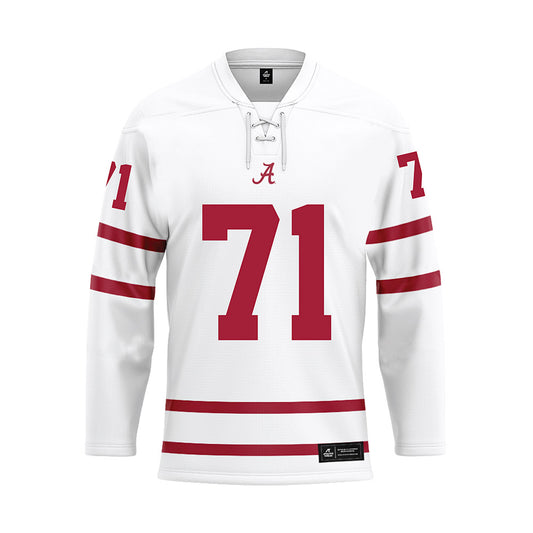 Alabama - Football Alumni : Darrian Dalcourt - White Hockey Jersey