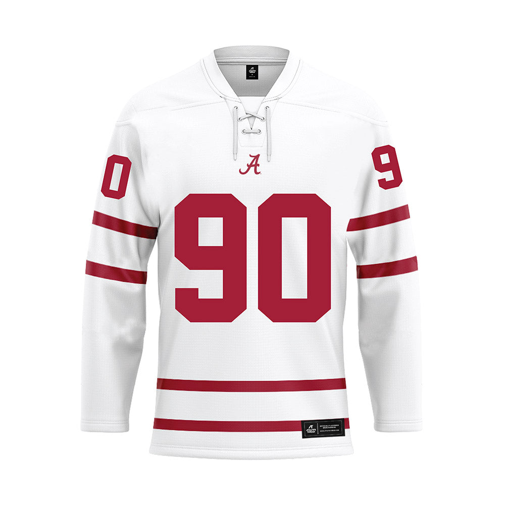 Alabama - Football Alumni : Rudy Griffin - White Hockey Jersey