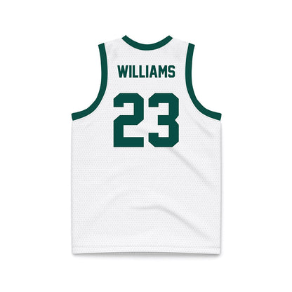 Jacksonville - NCAA Women's Basketball : Priscilla Williams - White Basketball Jersey
