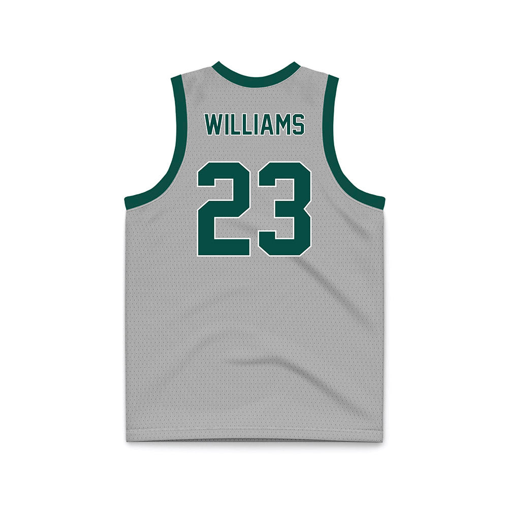Jacksonville - NCAA Women's Basketball : Priscilla Williams - Grey Basketball Jersey