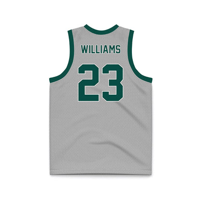 Jacksonville - NCAA Women's Basketball : Priscilla Williams - Grey Basketball Jersey