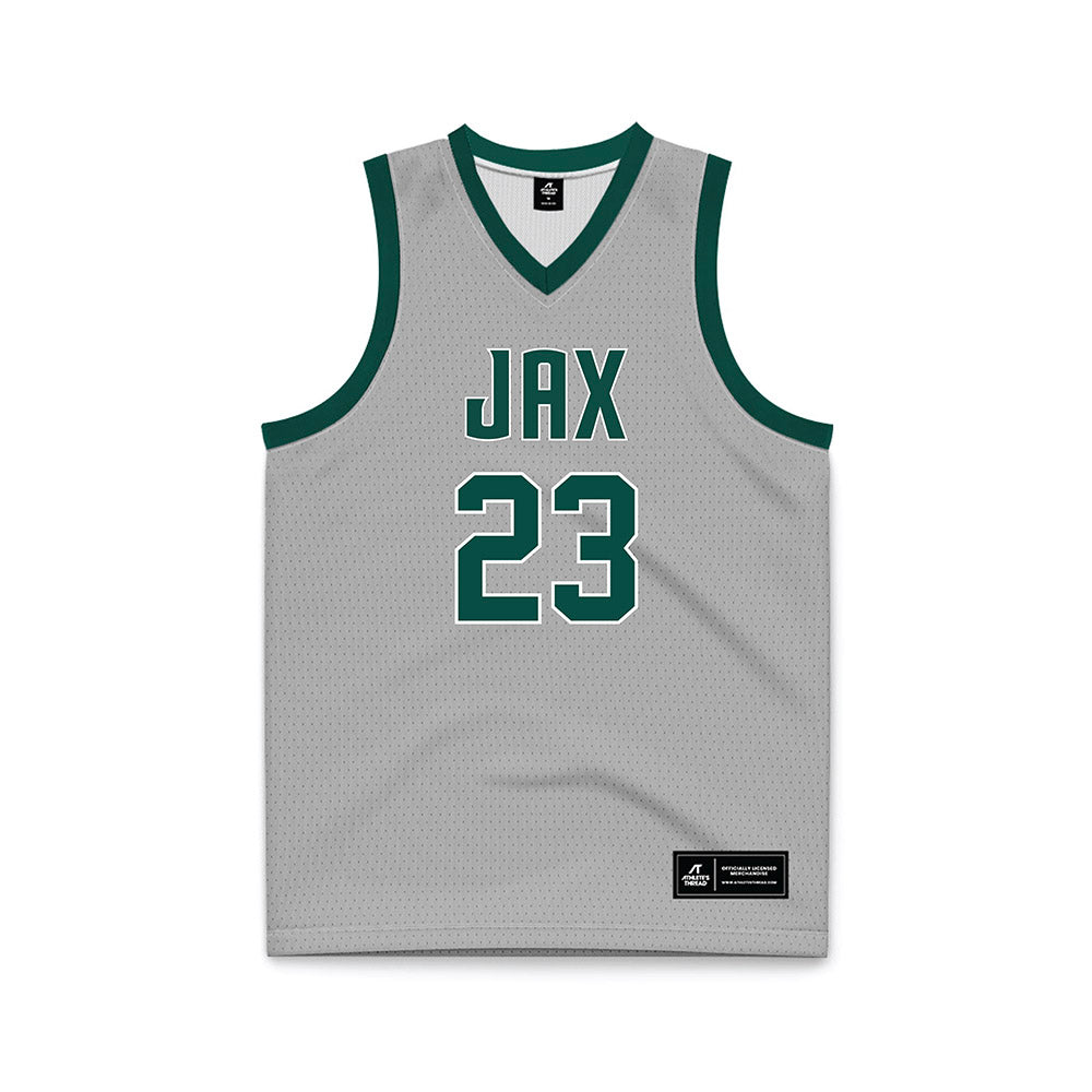 Jacksonville - NCAA Women's Basketball : Priscilla Williams - Grey Basketball Jersey
