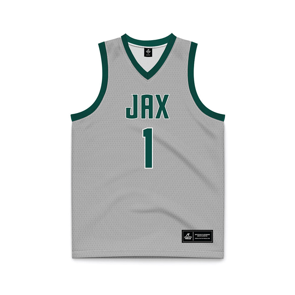 Jacksonville - NCAA Women's Basketball : Mychal White - Grey Basketball Jersey-0