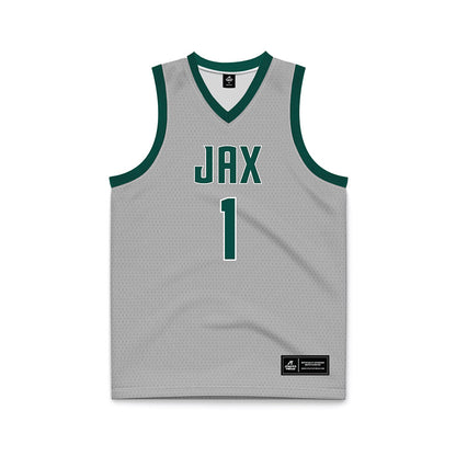Jacksonville - NCAA Women's Basketball : Mychal White - Grey Basketball Jersey-0