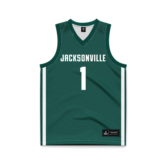 Jacksonville - NCAA Women's Basketball : Mychal White - Green Basketball Jersey-0
