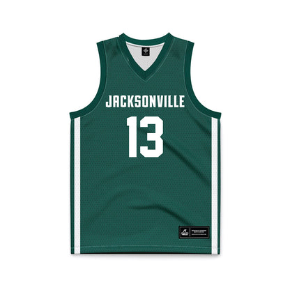 Jacksonville - NCAA Women's Basketball : LaRonda Quattlebaum - Green Basketball Jersey-0