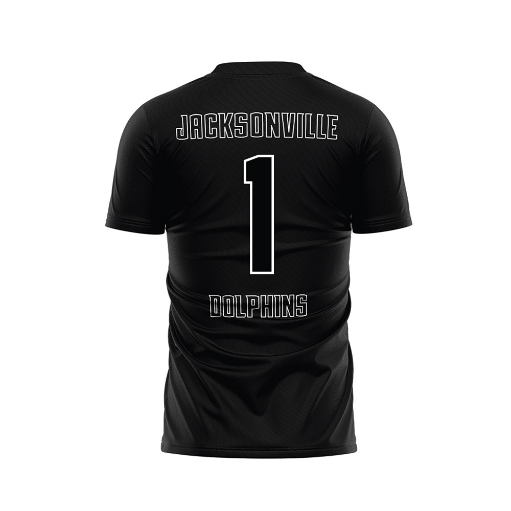 Jacksonville - NCAA Men's Soccer : Christian Sekanina - Black Soccer Jersey-1