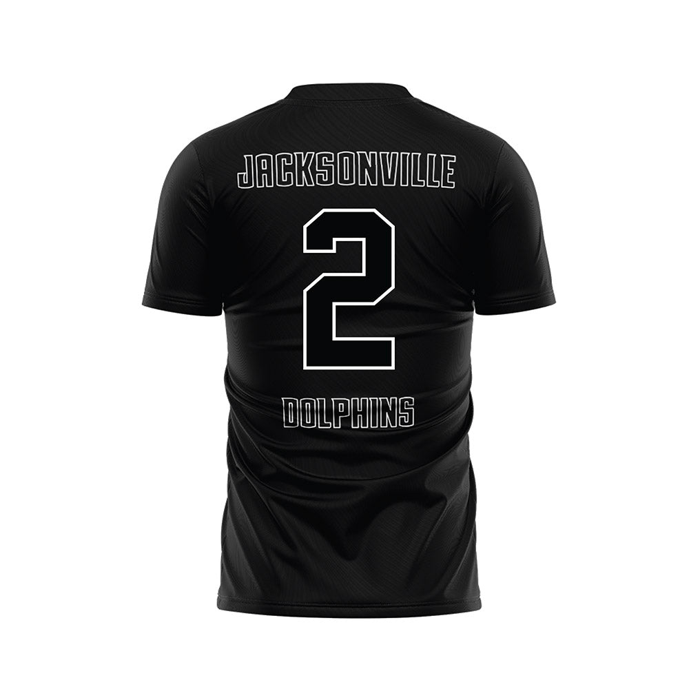 Jacksonville - NCAA Men's Soccer : Nahne Paulsen - Black Soccer Jersey-1