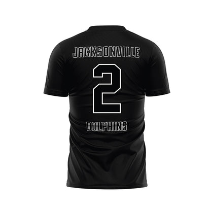 Jacksonville - NCAA Men's Soccer : Nahne Paulsen - Black Soccer Jersey-1