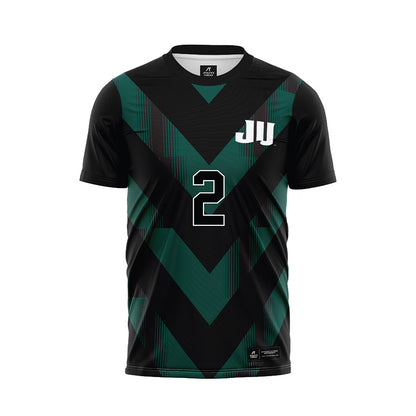Jacksonville - NCAA Men's Soccer : Nahne Paulsen - Black Soccer Jersey-0
