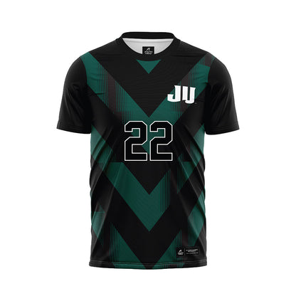Jacksonville - NCAA Men's Soccer : Logan Hall - Black Soccer Jersey-0