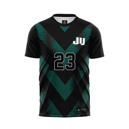 Jacksonville - NCAA Men's Soccer : Pierce Amalberti - Black Soccer Jersey-0